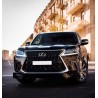 Calandre Lexus LX570 Noir Brillant et chrome 17+