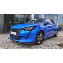 Rajout de pare-choc avant noir brillant Peugeot 208 (20+)