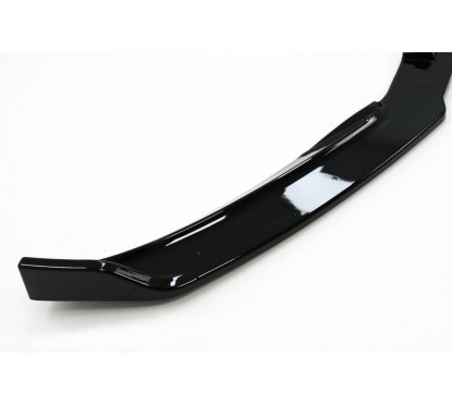 Rajout de pare-choc avant noir brillant adaptable sur VW Passat B8 (15-18)