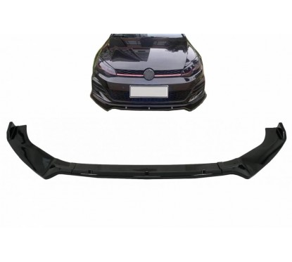 Rajout de pare-choc avant Noir brillant VW Golf VII GTI 7.5 (13-20)