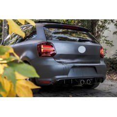 Sorties d'échappements adaptables sur Vw Polo 6R Look R 09-18