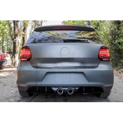 Sorties d'échappements adaptables sur Vw Polo 6R Look R 09-18