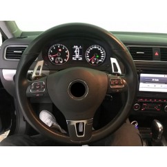 2x Extensions palettes au volant adaptables sur Vw gris Alu