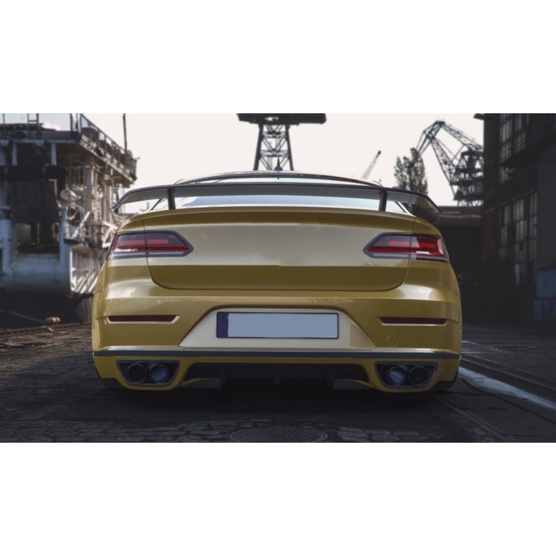 Becquet adaptable sur Volkswagen Arteon Look R-Line Noir Brillant (17-20)