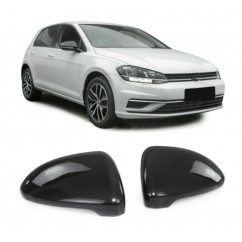 2x Coques retroviseur carbone Volkswagen Golf 7 VII 12+