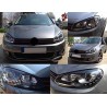 2x Phares LED adaptables sur Golf 6 VI look Xenon GTD GTI (08-12)