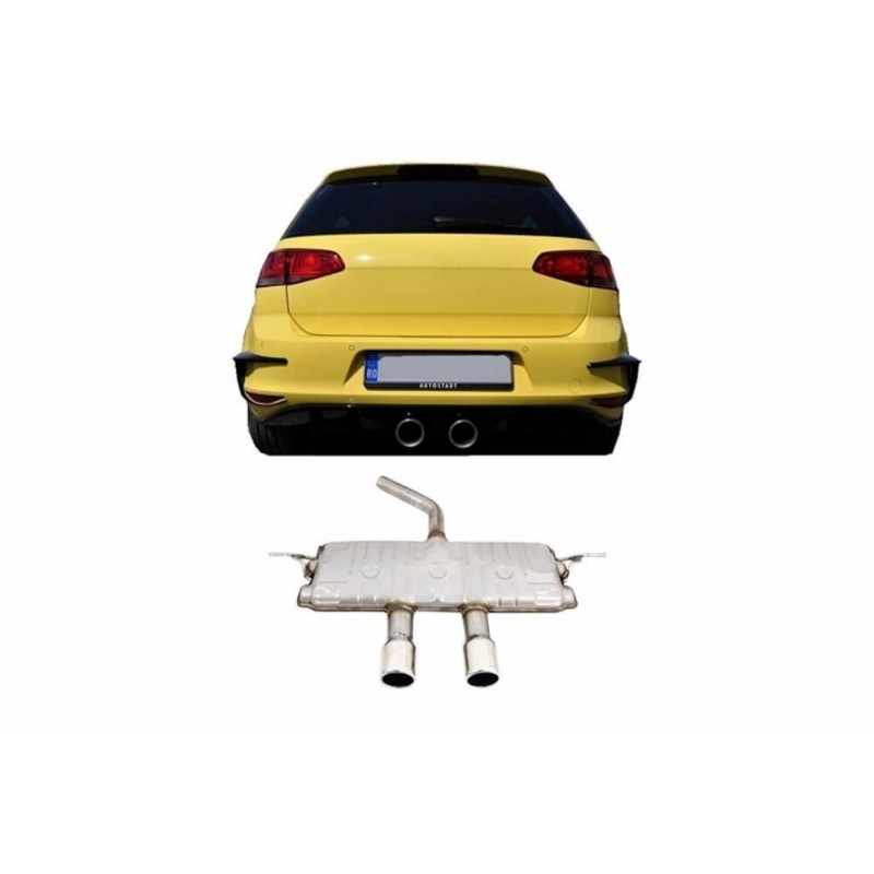 Ligne d'échappement complete adaptable sur Volkswagen Golf 7 VII 13-19