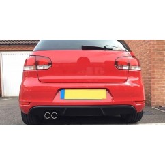 Diffuseur arrière adaptable sur Vw Golf 6 VI GTD look GTI 08-12