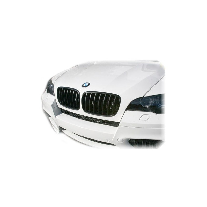 2x Grilles de Calandre BMW X6 E71 Noir mat (06-13)