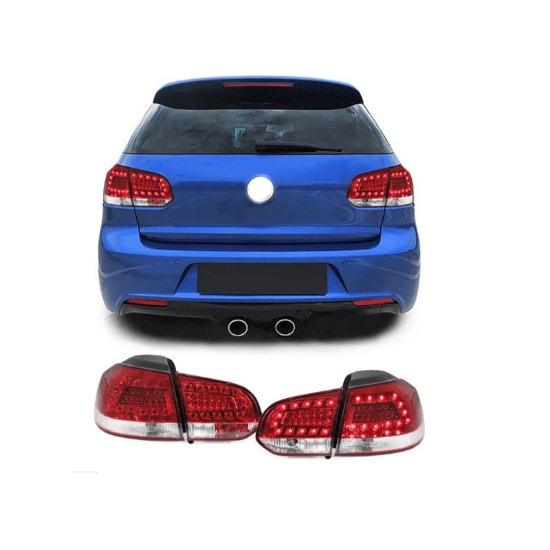 2x Feux arrieres à LED adaptable sur Volkswagen Golf VI 08-13