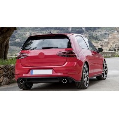 Diffuseur arrière adaptable sur Vw Golf 7.5 VII Look GTI 17+