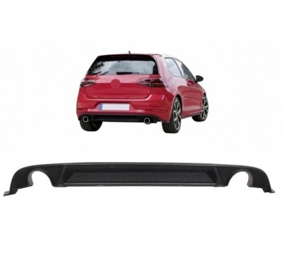 Diffuseur arrière adaptable sur Vw Golf 7.5 VII Look GTI 17+