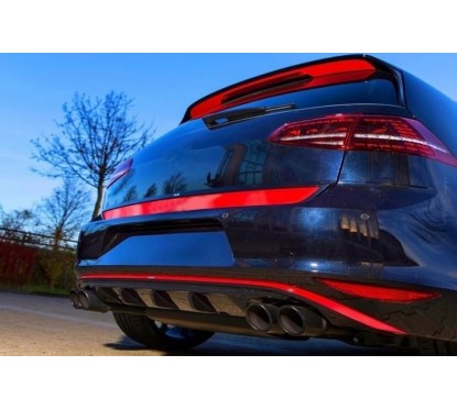 Pack diffuseur + becquet look ABT adaptable sur Vw Golf 7 VII (13-17)