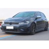 Rajout de pare-choc avant Noir brillant adaptable sur VW Golf VII 7.5 (17-20)