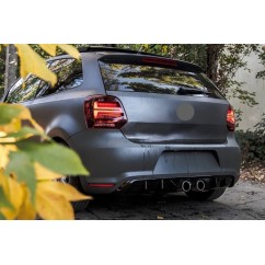 Pare choc arriere adaptable sur Volkswagen Polo 6R Look R400 (09-17)