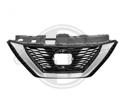 Calandre noir et chrome avec AEB adaptable sur Nissan Qashqai 17-20