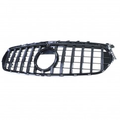 Calandre Noir Brillant Mercedes Classe B W247 Look Panamericana (20+) Avec Pack AMG