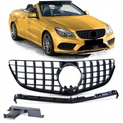Calandre Mercedes Classe E Coupe Cabrio C207 A207 Facelift Panamericana (13-17) Noir Brillant