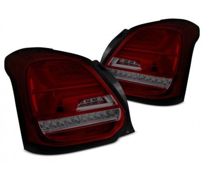 2x Phares LED SUZUKI Swift VI 17 Rouge Fumé