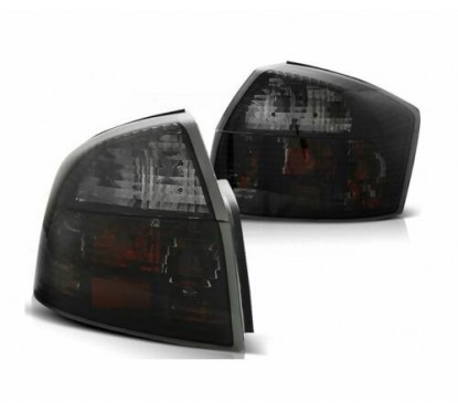 2x Phares Audi A4 Noir fumé (00-04)