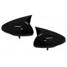 2x Coques rétroviseur noir brillant adaptable sur VW Polo 17-20