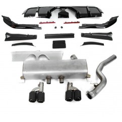 Pare Choc arrière adaptable sur BMW Série 3 G20 Look M Performance (19+)