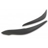 Sourcils phares avants noir brillant adaptables sur BMW série 1 F20/F21 15-19