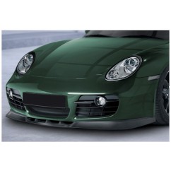 Rajout pare choc noir brillant adaptable sur Porsche Cayman 987c 05-09