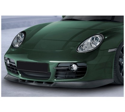 Rajout pare choc noir brillant adaptable sur Porsche Cayman 987c 05-09