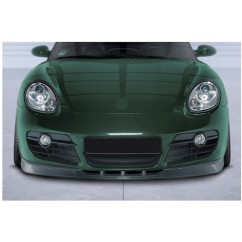 Rajout pare choc noir brillant adaptable sur Porsche Cayman 987c 05-09