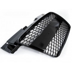 Calandre adaptable sur Audi TT 8J Nid d'abeille Noir Brillant (06-14)