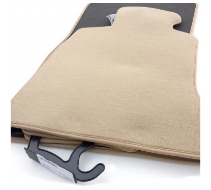 Set de 4x tapis velours Beige BMW Série 3 E90 E91 (05-12)