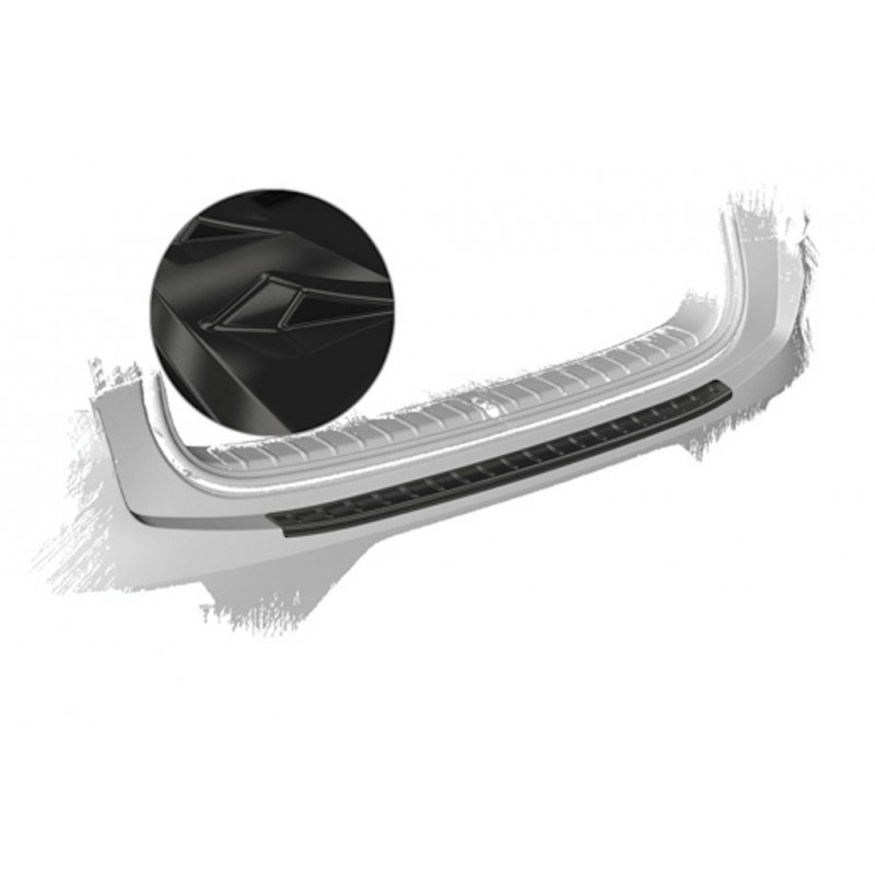Seuil de coffre noir brillant adaptable sur BMW X4 G02 (18+)