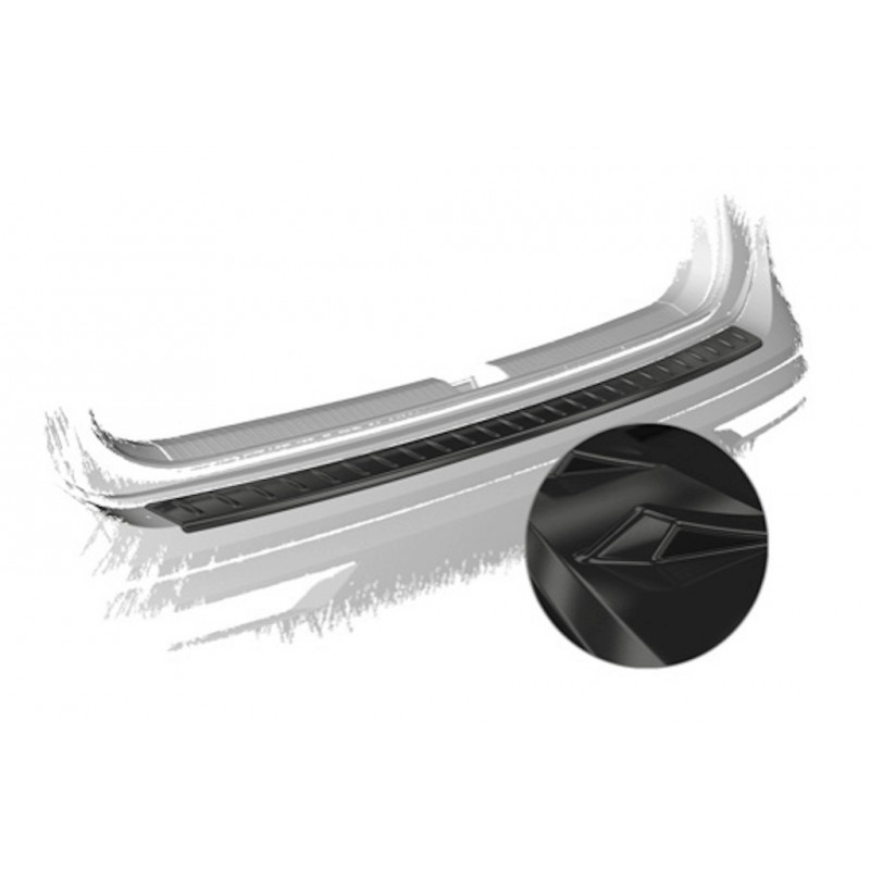 Seuil de coffre noir brillant adaptable sur Seat Tarraco 18+