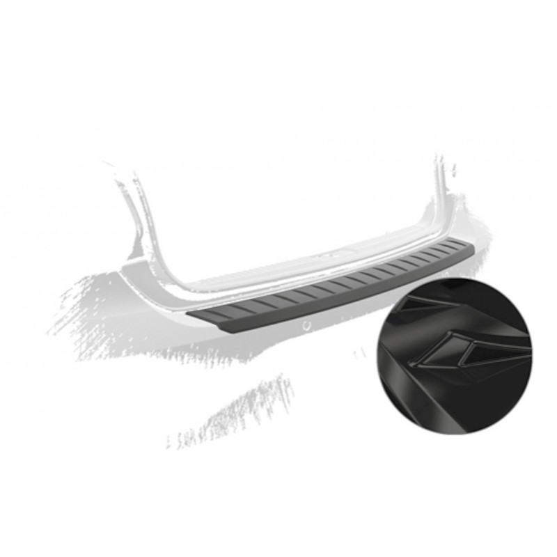 Seuil de coffre noir brillant adaptable sur VW Polo 5 6R/6C 09-17