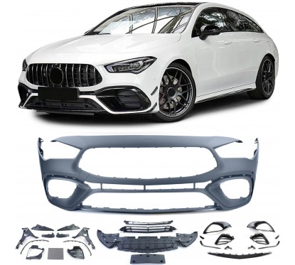 Pare chocs avant Mercedes CLA Shooting Brake X118 Look 45 AMG (19+)