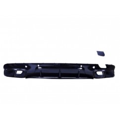 Diffuseur arrière noir brilant  avec double embouts carrés Mercedes CLS C257 18+