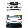 Diffuseur arrière noir brilant  avec double embouts carrés Mercedes CLS C257 18+