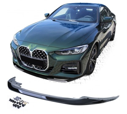 Rajout de pare chocs avant noir brillant adaptable sur BMW Série 4 G22 G23 G26 20+