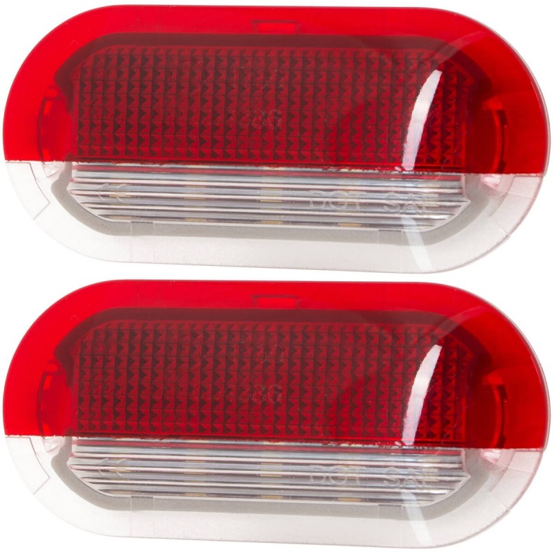 Eclairage de portes LED Blanc Pur adaptable sur Vw Bora, Golf, Polo (98-05)