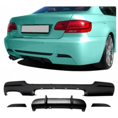 Diffuseur arrière noir mat BMW Série 3 E92/E93 (06-13)