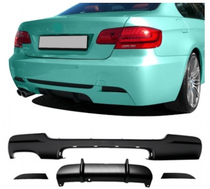 Diffuseur arrière noir mat BMW Série 3 E92/E93 (06-13)