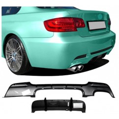 Diffuseur arrière noir mat BMW Série 3 E92/E93 (06-13)