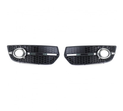2x Grilles de pare choc avant noir laqué Audi Q5 (09-12)