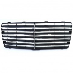 Calandre adaptable sur Mercedes Classe E noir et chrome W124 85-95