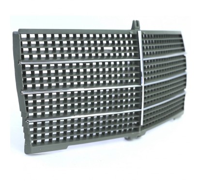 Calandre noir et chrome adaptable sur Mercedes Classe S W126 (79-91)