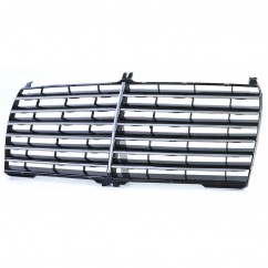 Calandre noir et chrome adaptable sur Mercedes Classe E W124  C124 S124 85-93