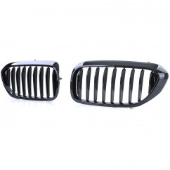 2x Grilles de calandre noire brillant adaptable sur BMW Série 6 G32 Gran Turismo (17-20) M Performance