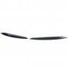 2x Rajouts d'ailes carbone adaptables sur VW Golf 7 5G (13-21)