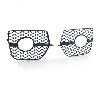 2x Grilles de pare choc avant noir adaptables sur BMW X6 E71 (06-14)